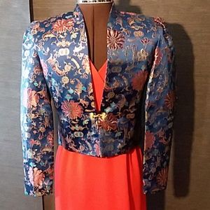 VINTAGE satin brocade jacket